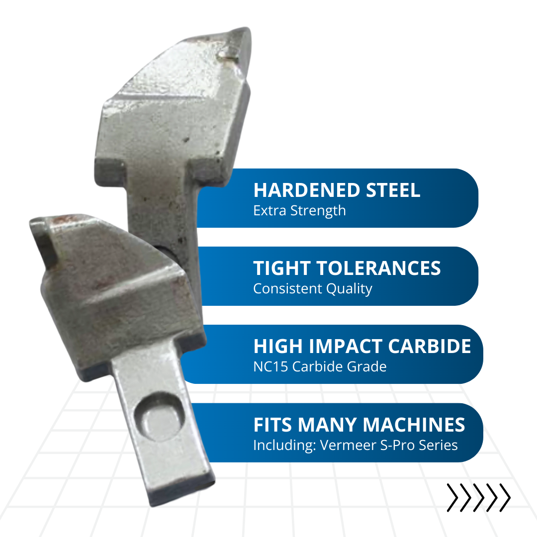 Vermeer S-Pro Compatible Stump Grinder Cutter Teeth