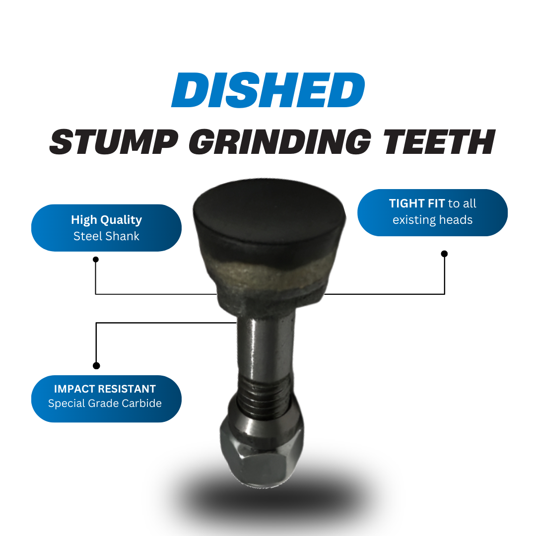 10 PACK Dished Stump Cutting/Grinding Teeth