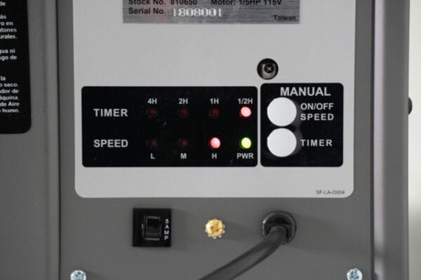 Laguna Tools - AIR FILTER SYSTEM WITH WASHABLE ELECTROSTATIC FILTER SUPMX-810650