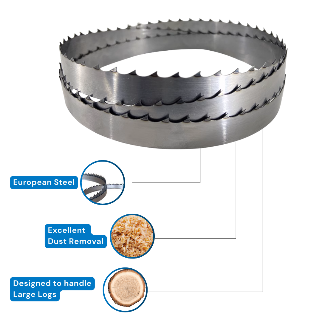 170) 14'-2 x 1.25 x .042 x 7/8 Sawmill Bandsaw Blades 5-Pack - Elite Edge Pro 10° All-Purpose Sawing 170) 14'-2 x 1.25 x .042 x 7/8 Sawmill Bandsaw Blades 5-Pack - Elite Edge Pro 10° All-Purpose Sawing