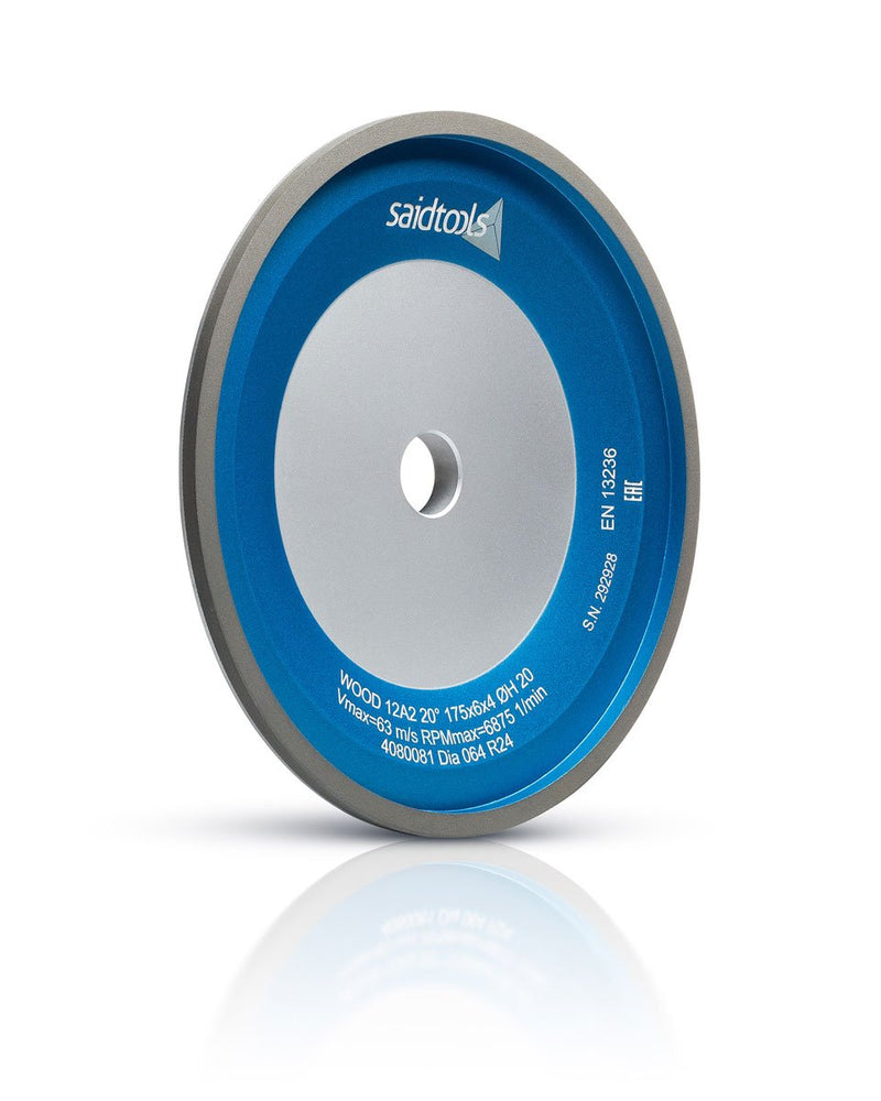 Saidtools - 12A2 20° Diamond Grinding Wheel - 150mm Diam - 400 Grit - 20 Hole